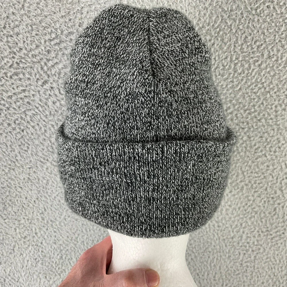 Carhartt Beanie Mens OS Grey Excellent Marled Knit Acrylic‎ Watch Cuffed Hat
